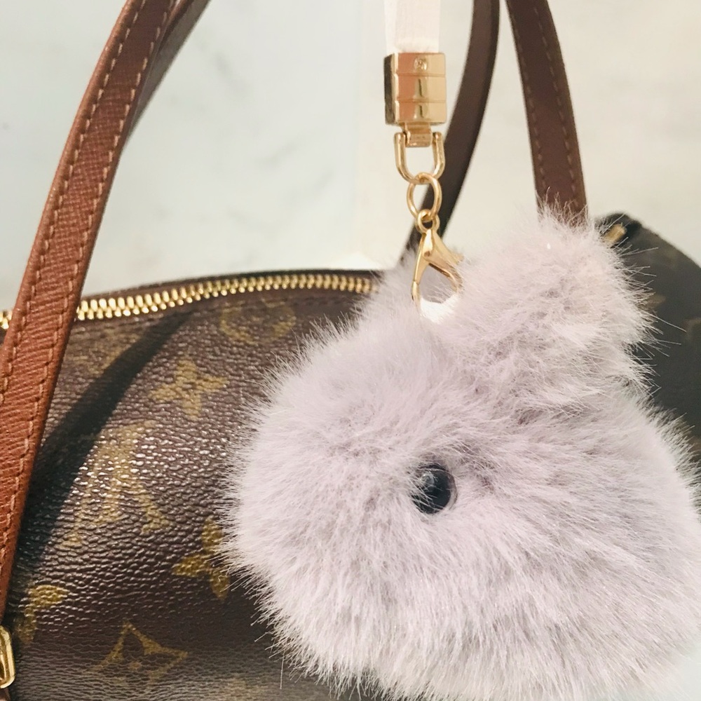 Easter Bunny Keychain Ring
